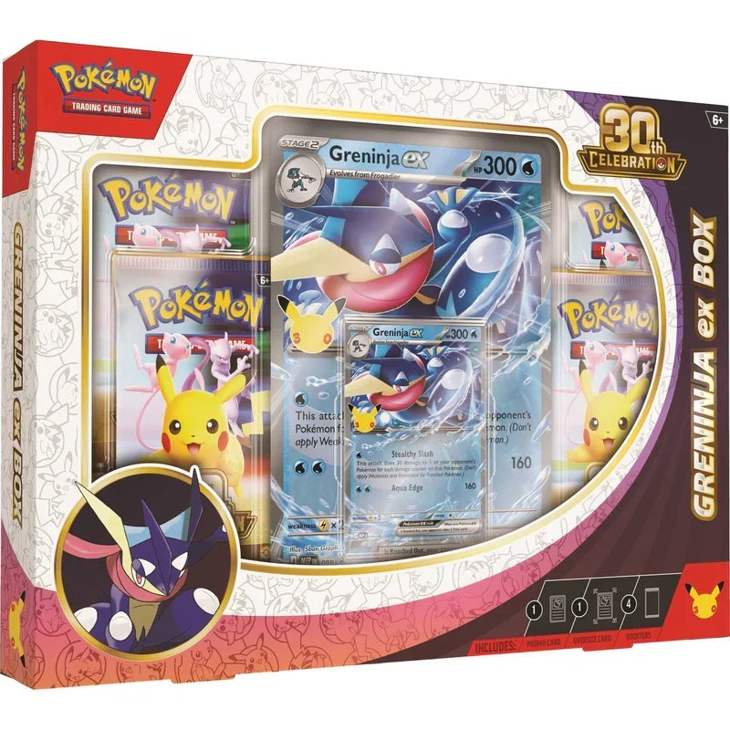 Pokémon -30th Celebration Greninja Ex Box