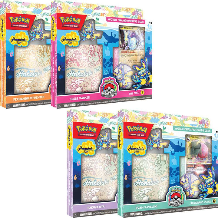 Pokémon 2024 World Champions Decks - Set of 4