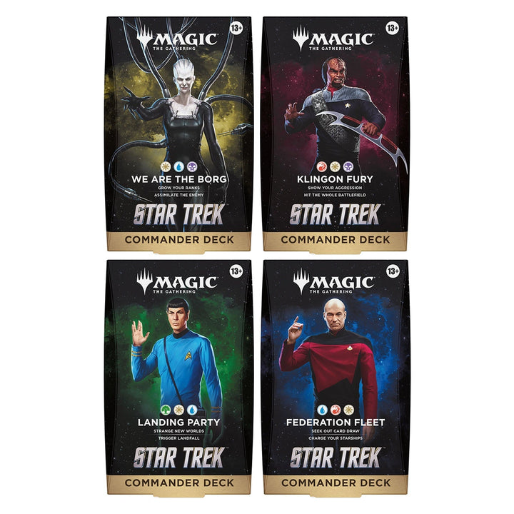 Magic: The Gathering - Star Trek Commander Deck Set (4 Count) (PRE-ORDER)